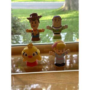 Fisher Price Little People Disney Toy Story Figures Woody Buzz Bo Peep Duckie